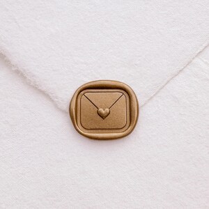 3D Mini Herz versiegelt Umschlag Wachs Siegel Stempel, niedliches Wachssiegel, Wachssiegel für Hochzeitseinladungen, Umschlag Wachsstempel, Siegelwachs Stempel