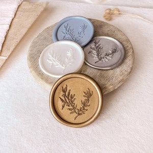 Sellos de cera con forma de hoja, sellos de cera para boda prefabricados, sellos de cera autoadhesivos para invitaciones de boda