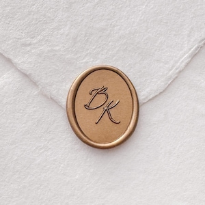Aangepaste lakzegelstempel, gepersonaliseerde lakzegel voor huwelijksuitnodigingen, aangepaste logo lakstempel, kalligrafie monogram ovale lakzegel