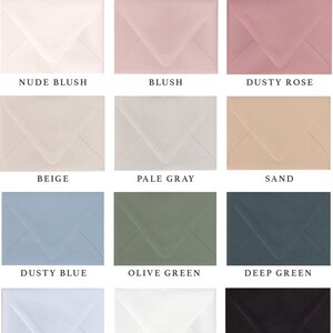 envelope color options