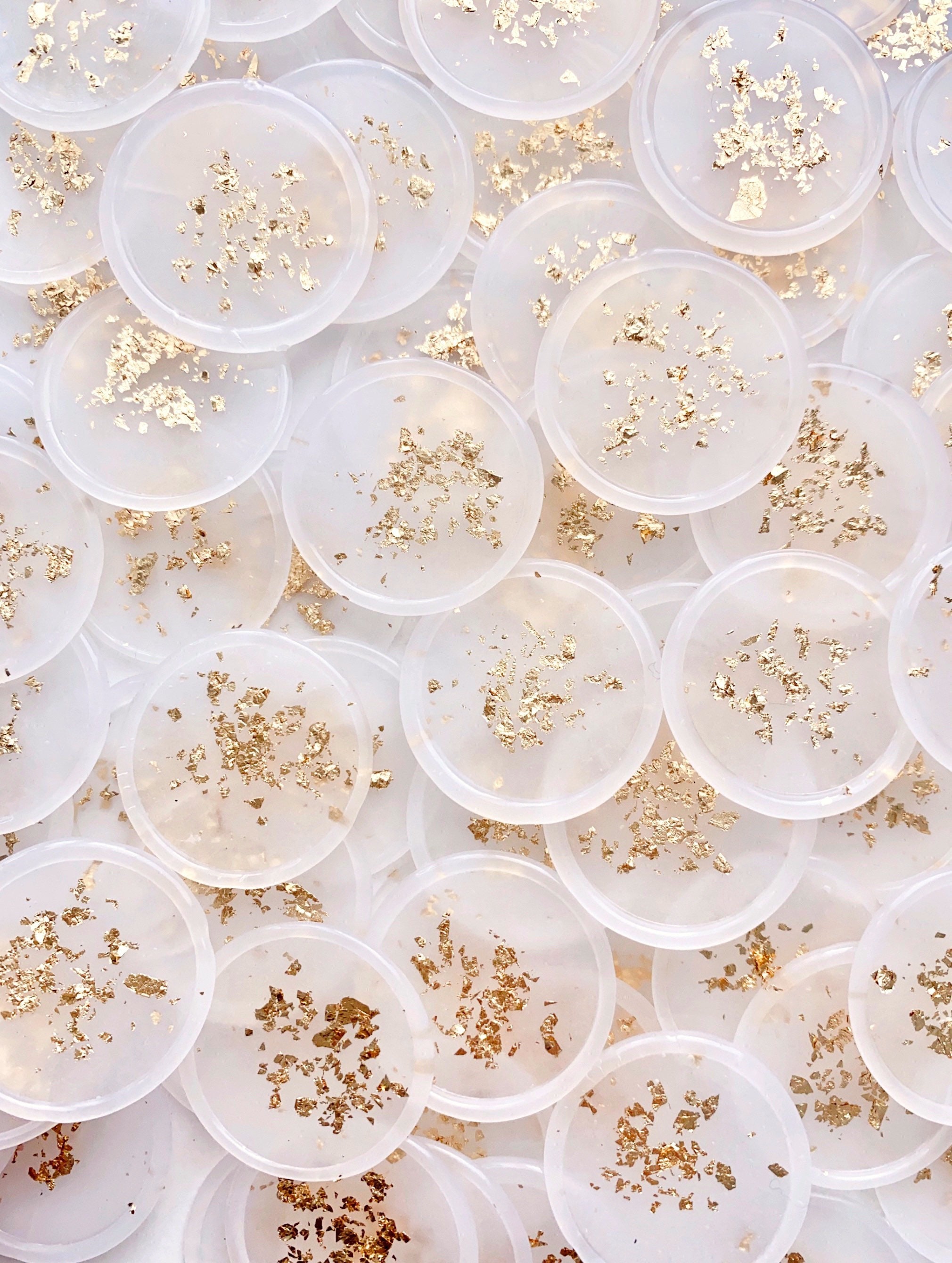 Vellum Gold Leaf Wax Seals Stickers Clear Self Adhesive Wax Etsy