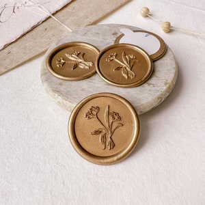 Adesivos de cera, lacres de cera para buquês de flores, lacres de cera pré-fabricados para casamento, lacres de cera autoadesivos para convites de casamento