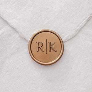 Personalisierter Wachs Siegel Stempel, Personalisiertes Wachs Siegel für Hochzeitseinladungen, Individuelles Logo Wachs Stempel, Modernes Monogramm Wachs Siegel