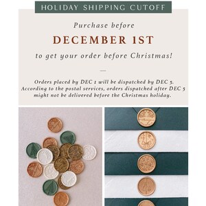 Wordings about holiday shipping cutoff details