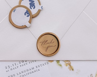 Thank You Wax Seal Stickers: Self-Adhesive Note Card Envelope Seals, Greeting Cards & Gifts