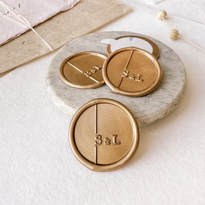Pegatinas de sellos de cera para bodas, sellos de cera personalizados, monogramas personalizados, sellos de cera para invitaciones de boda, sellos de cera autoadhesivos