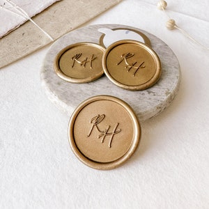Hochzeits-Wachssiegel-Aufkleber, personalisierte Wachssiegel, kundenspezifische Monogramm-Wachssiegel, Hochzeitseinladungs-Wachssiegel, selbstklebende Wachssiegel