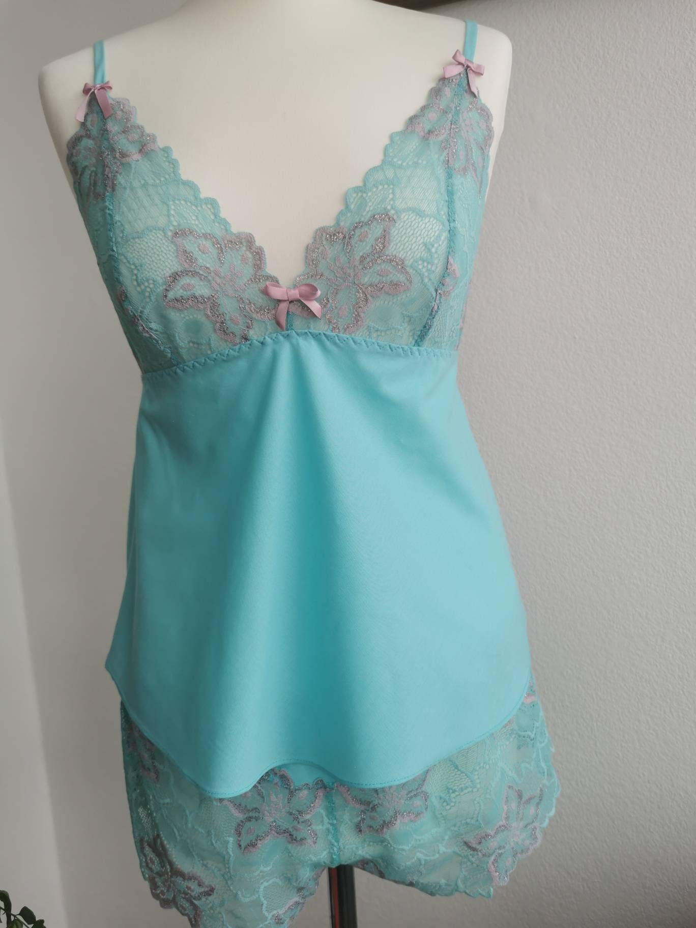 Sample Sale Teal Babydoll Set Etsy UK