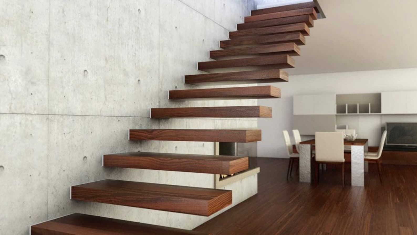 Stair Treads Wood, Wood Thick Stairs Treads Thick 1.5'' Modern Stair