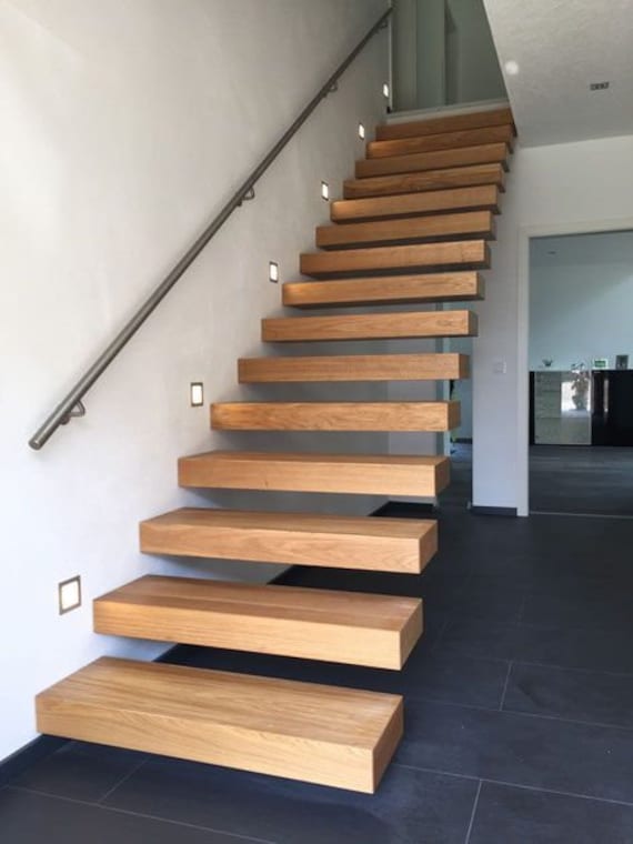 Stair Treads Wood Solid Reclaimed Wood Thick Stairs Treads Etsy