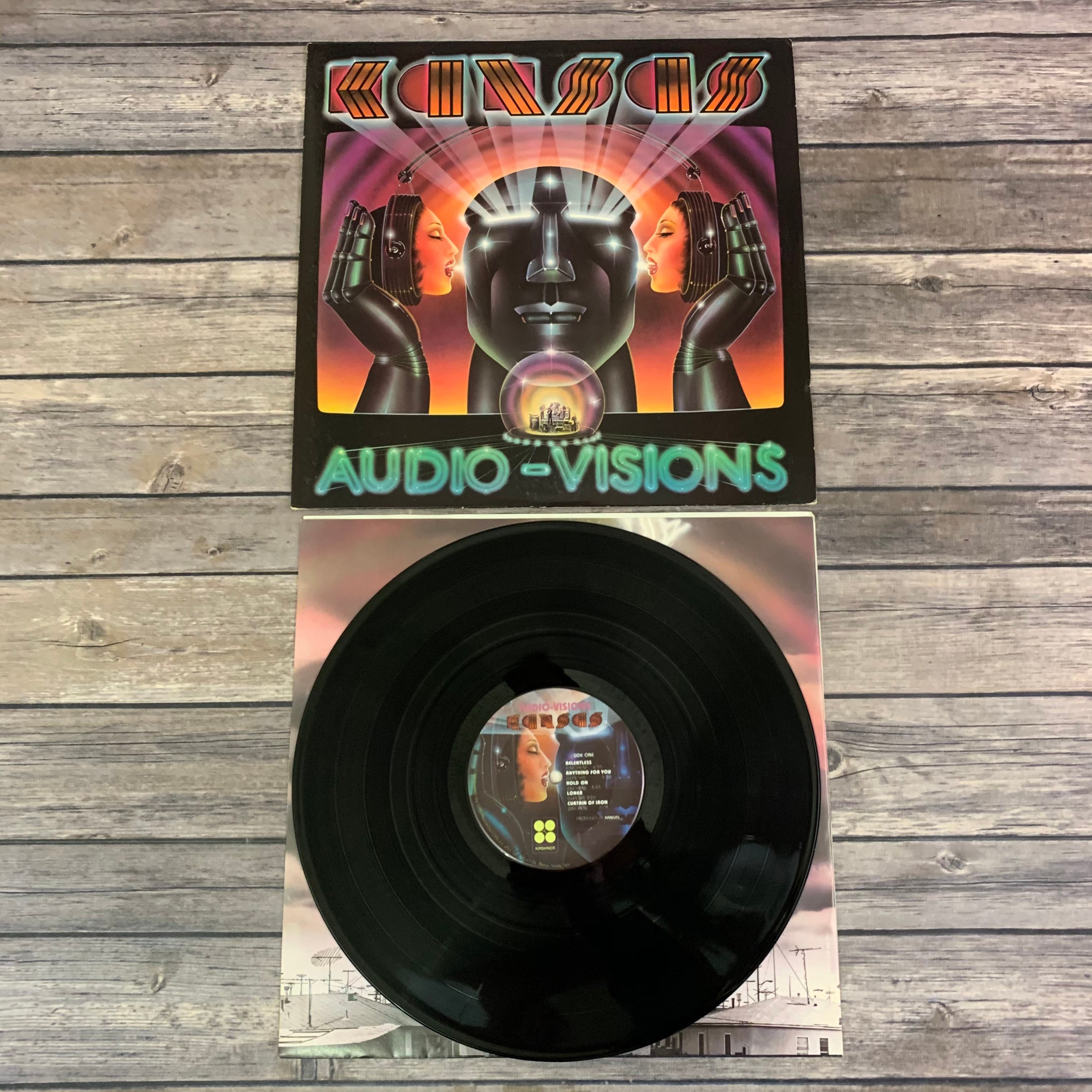 Kansas Audio Visions 1980 disco in vinile vintage LP Etsy