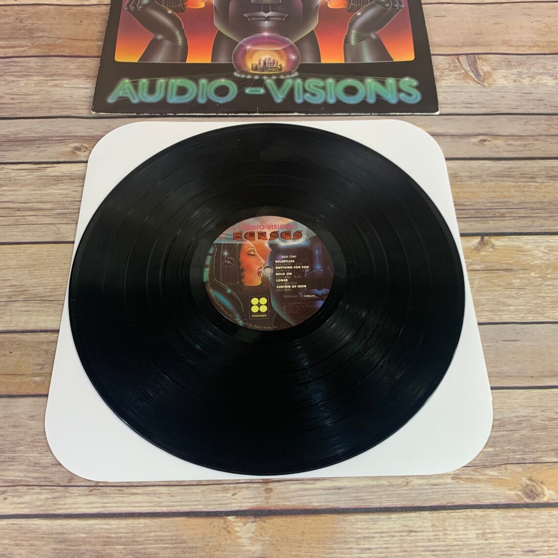 Kansas AudioVisions 1980 vintage vinyl record LP Etsy