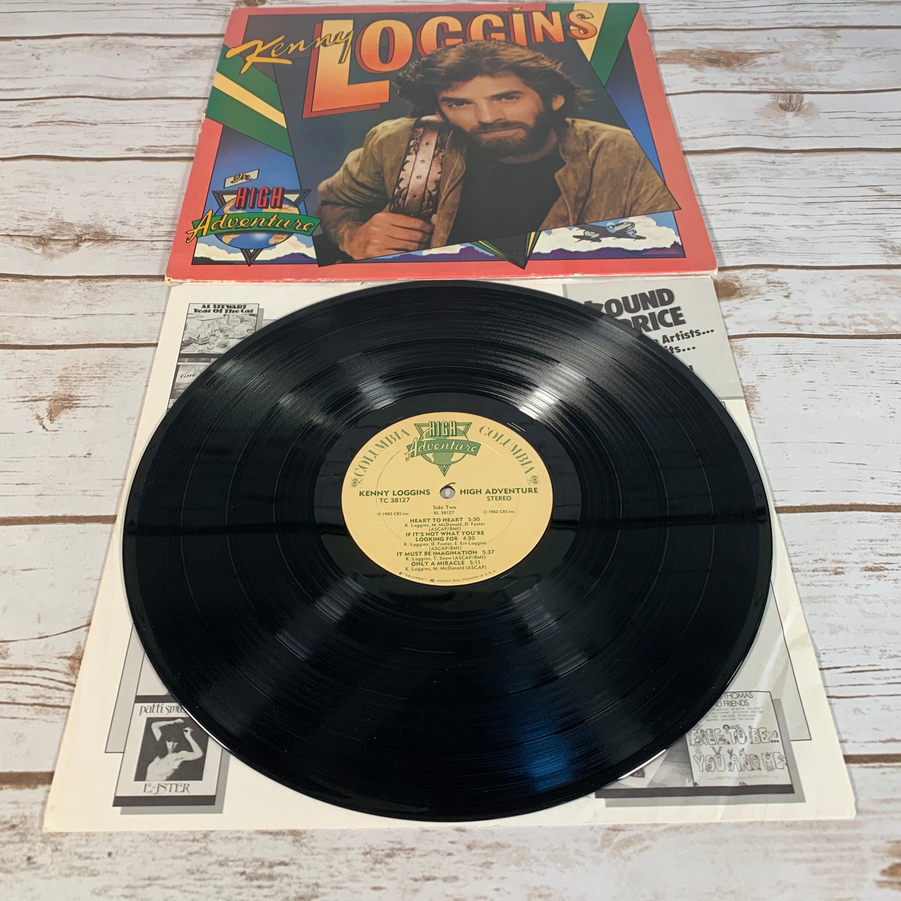 Kenny Loggins High Adventure 1982 vintage vinyl record LP | Etsy