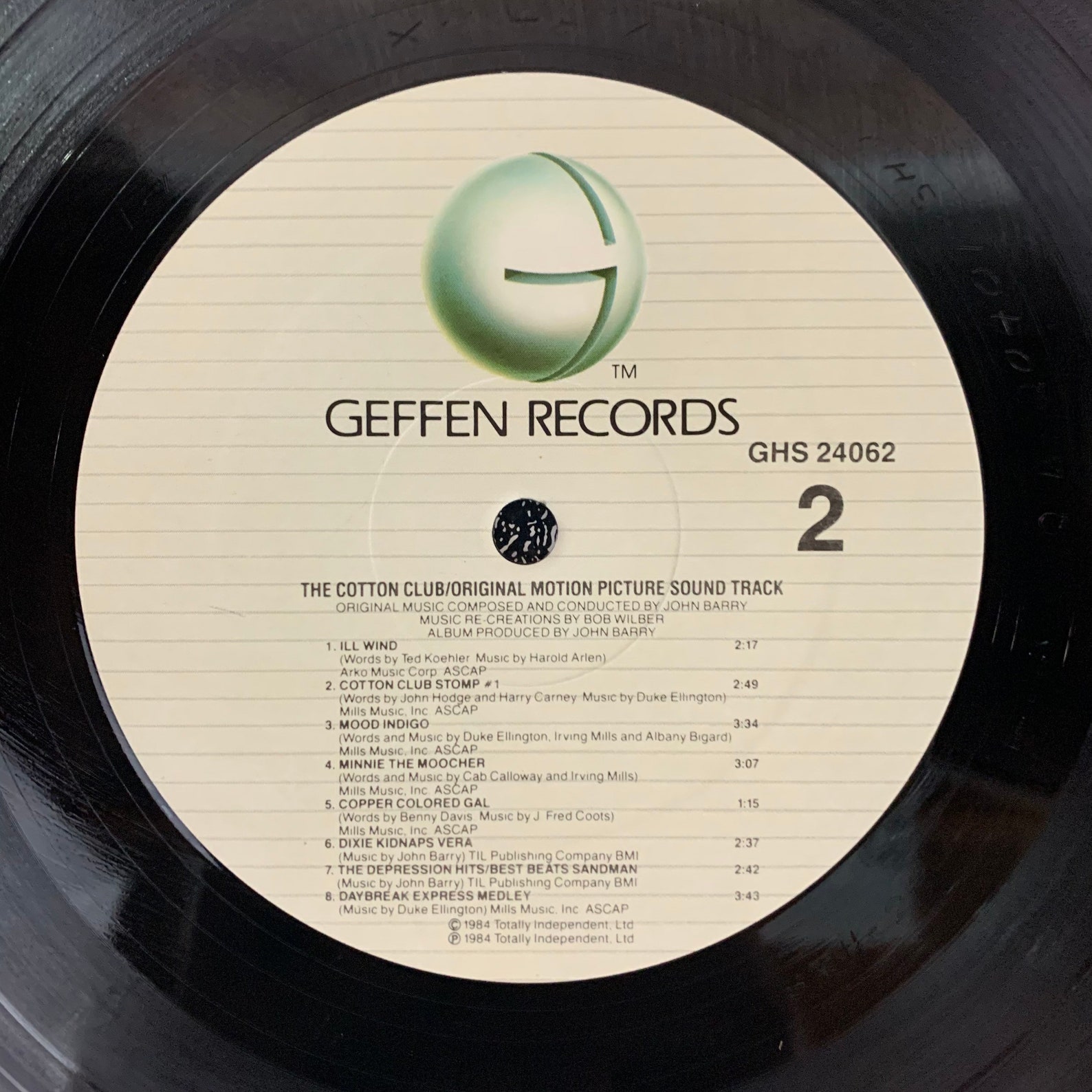 The Cotton Club Original Motion Picture Soundtrack 1984 Etsy