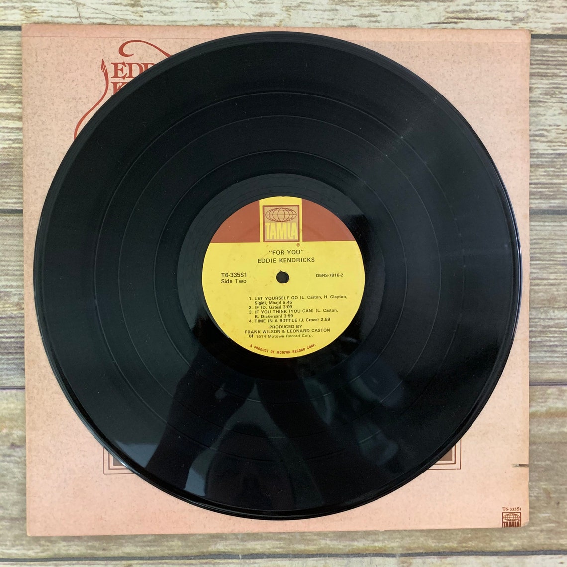 Eddie kendricks for you vintage vinyl record lp 1974 | Etsy