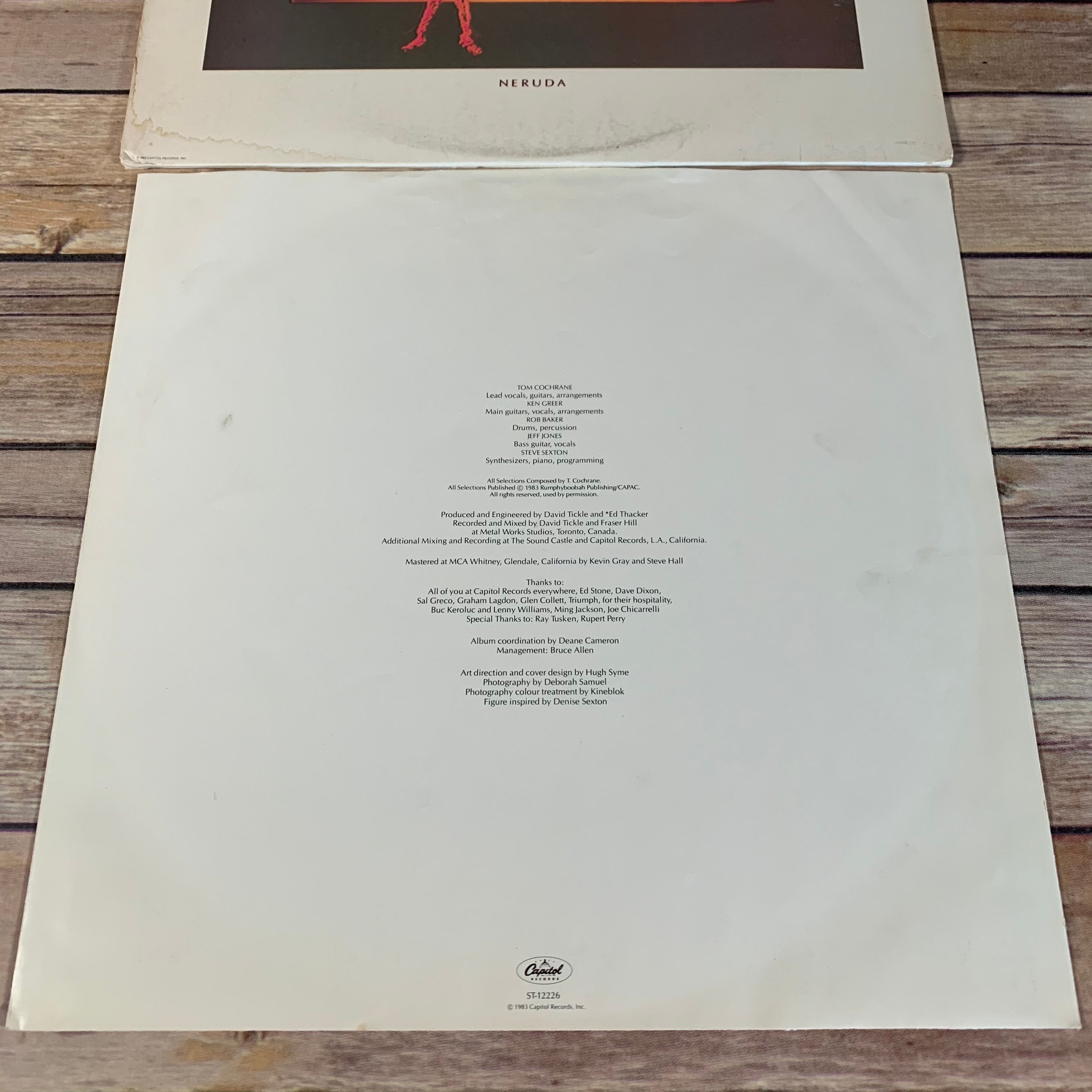 Red Rider Neruda 1983 Vintage Vinyl Record LP First | Etsy