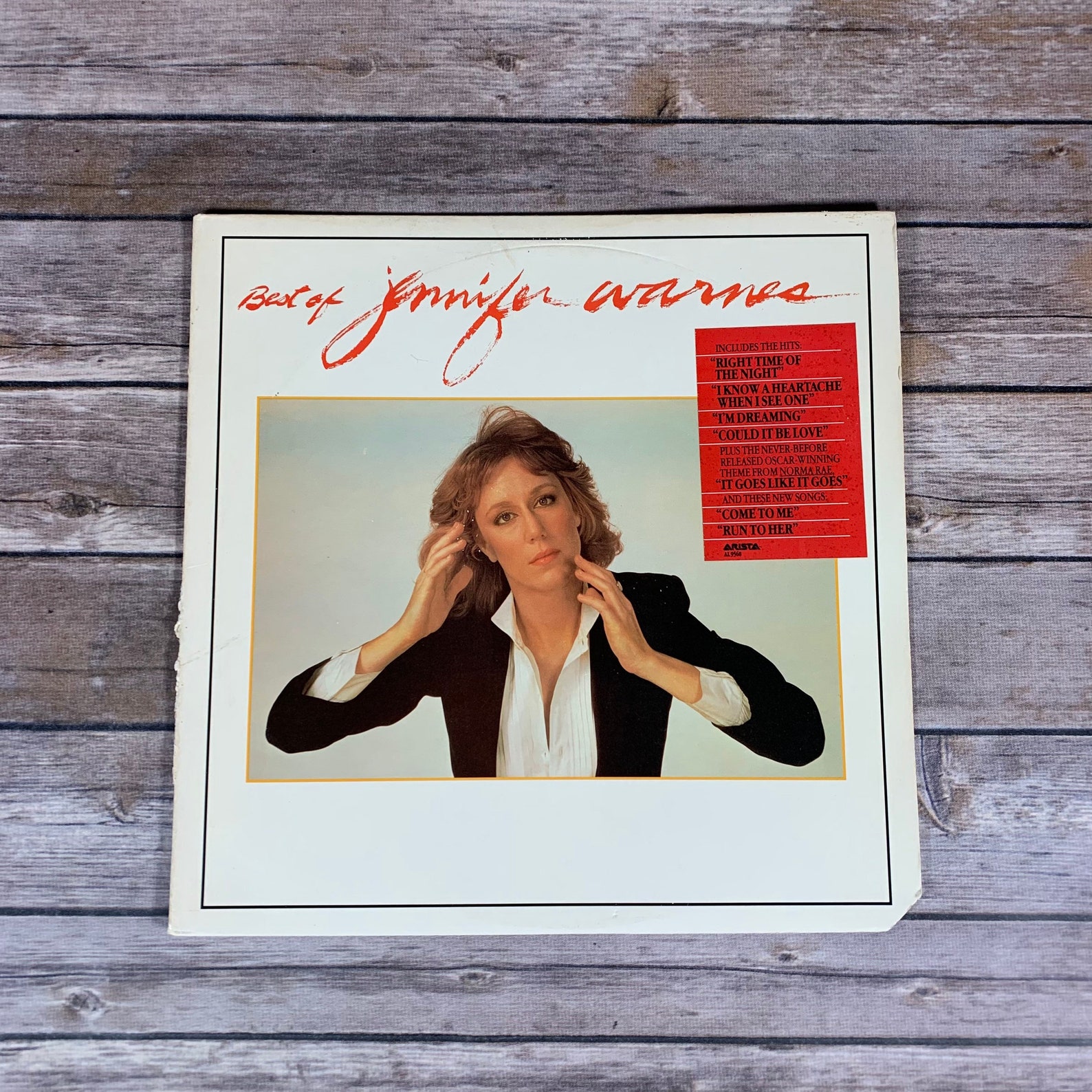 Jennifer Warnes Best of Jennifer Warnes 1982 Vintage Vinyl Etsy