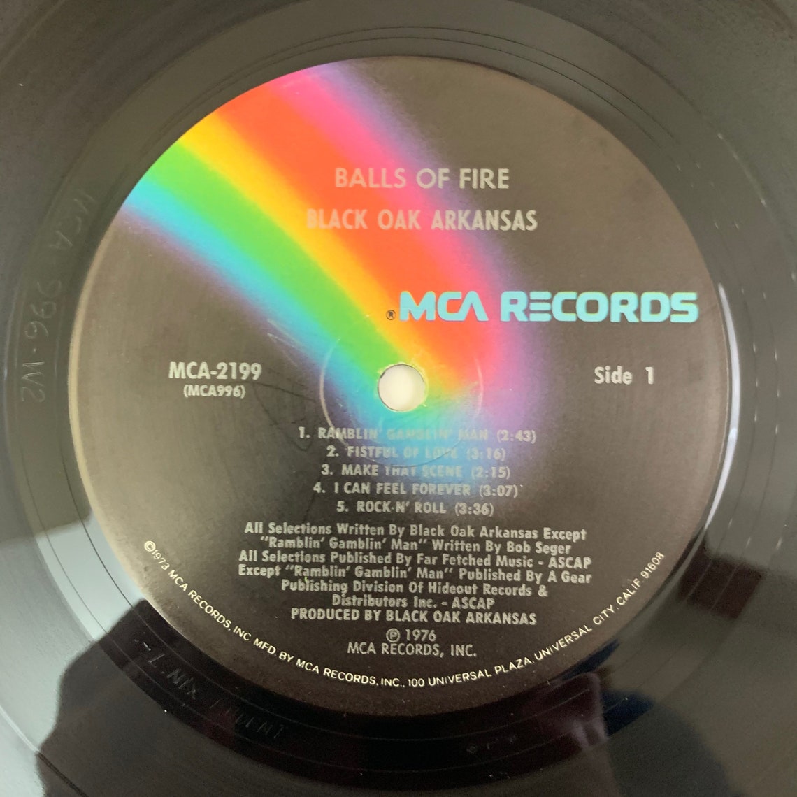 Black Oak Arkansas Balls of Fire 1976 Vintage Vinyl Record Etsy