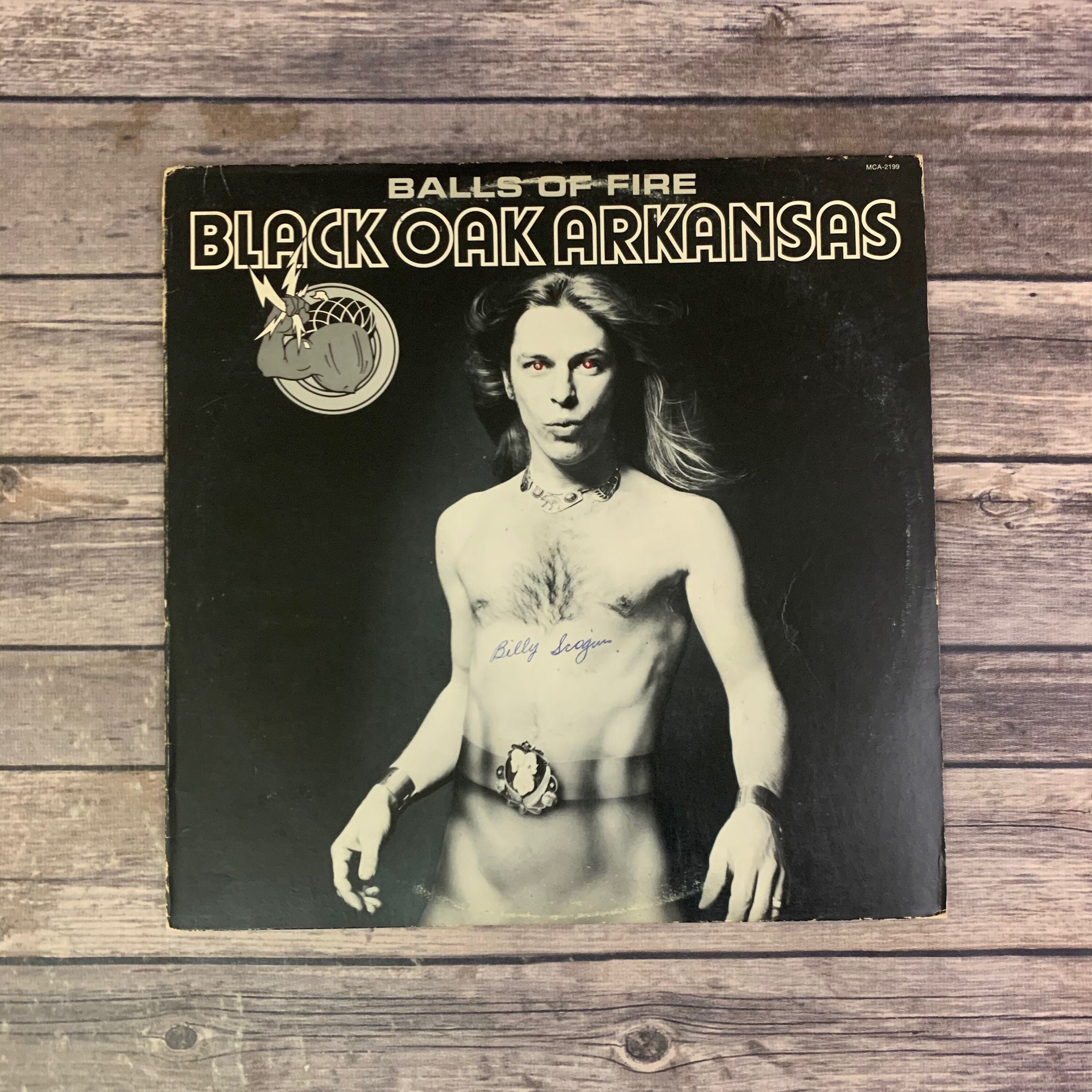 Black Oak Arkansas Balls of Fire 1976 Vintage Vinyl Record Etsy