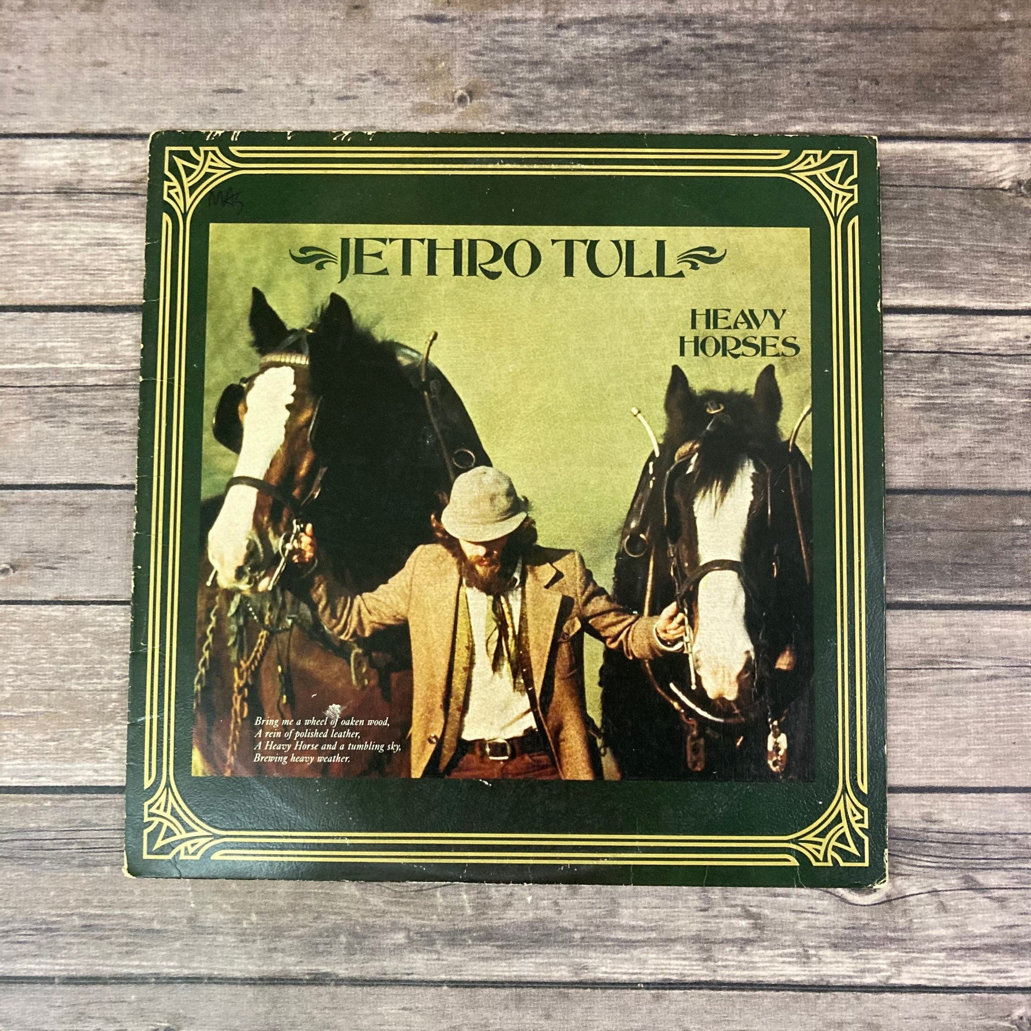 Jethro Tull Heavy Horses 1978 vintage vinyl record LP | Etsy