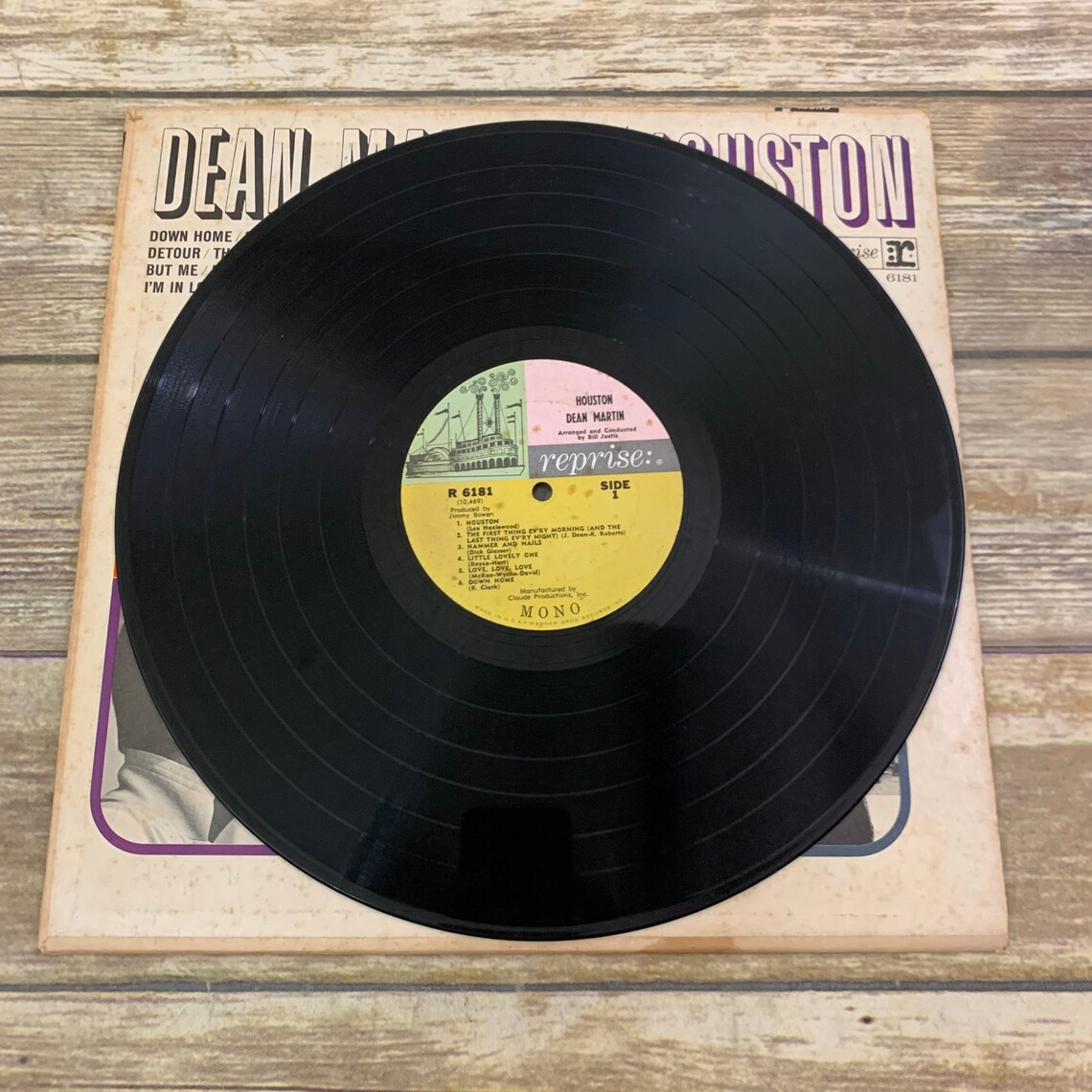 Dean Martin Houston 1965 Vintage Vinyl Record LP R-6181 | Etsy
