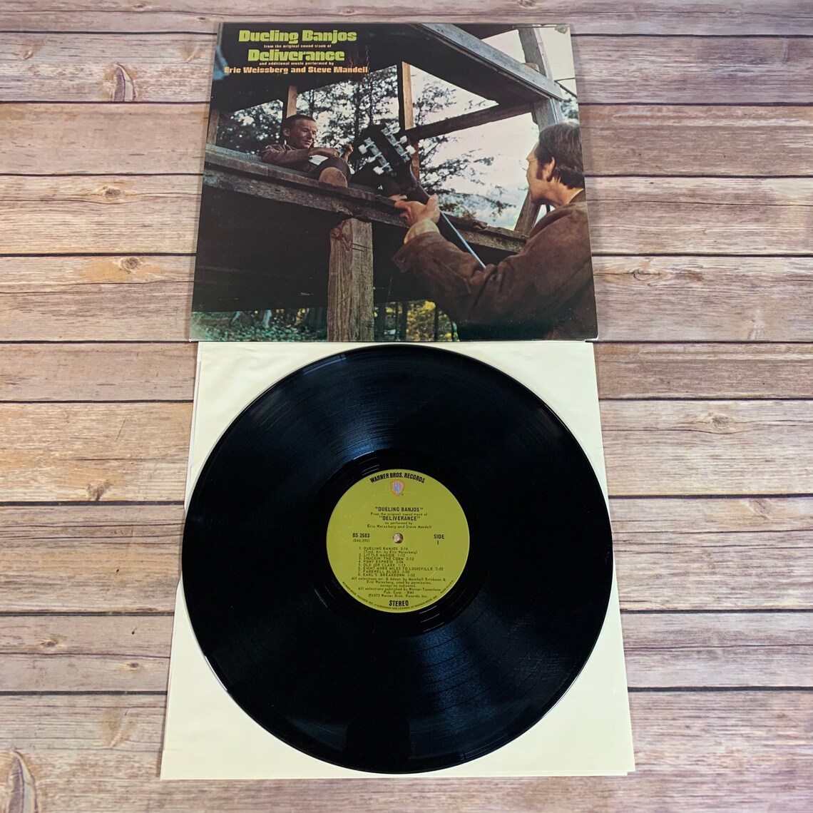 Dueling Banjos Deliverance 1973 vintage vinyl record LP Etsy