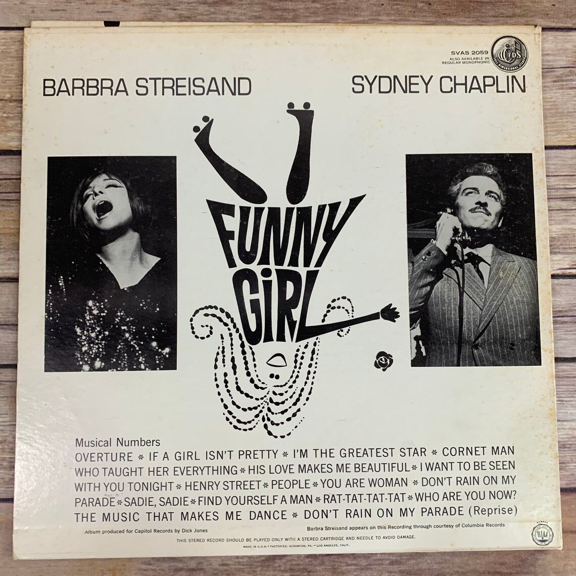 Funny Girl Original Broadway Cast Various Artists 1964 Etsy