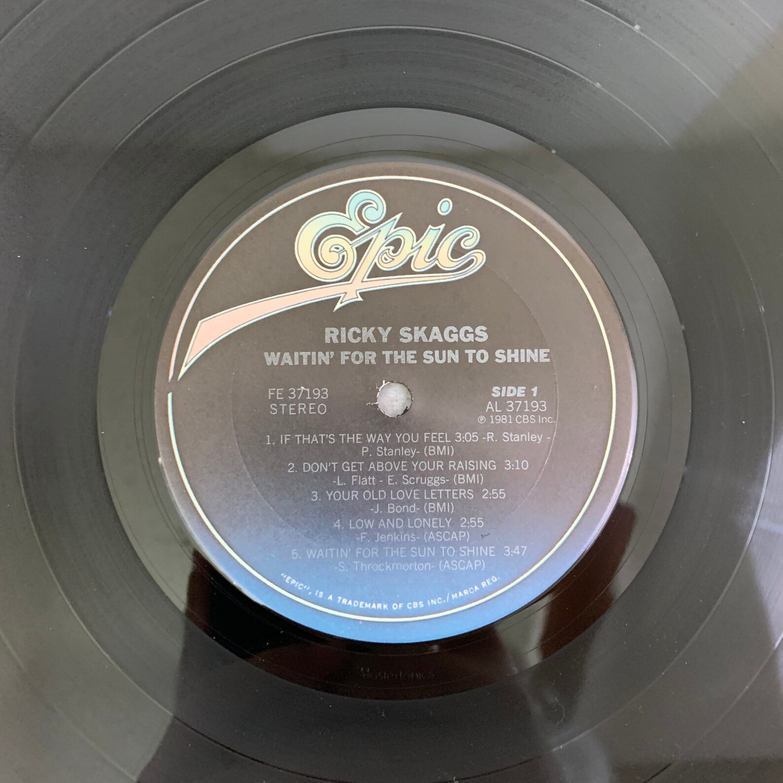 Ricky Skaggs waiting for the sun to shine vintage vinyl | Etsy