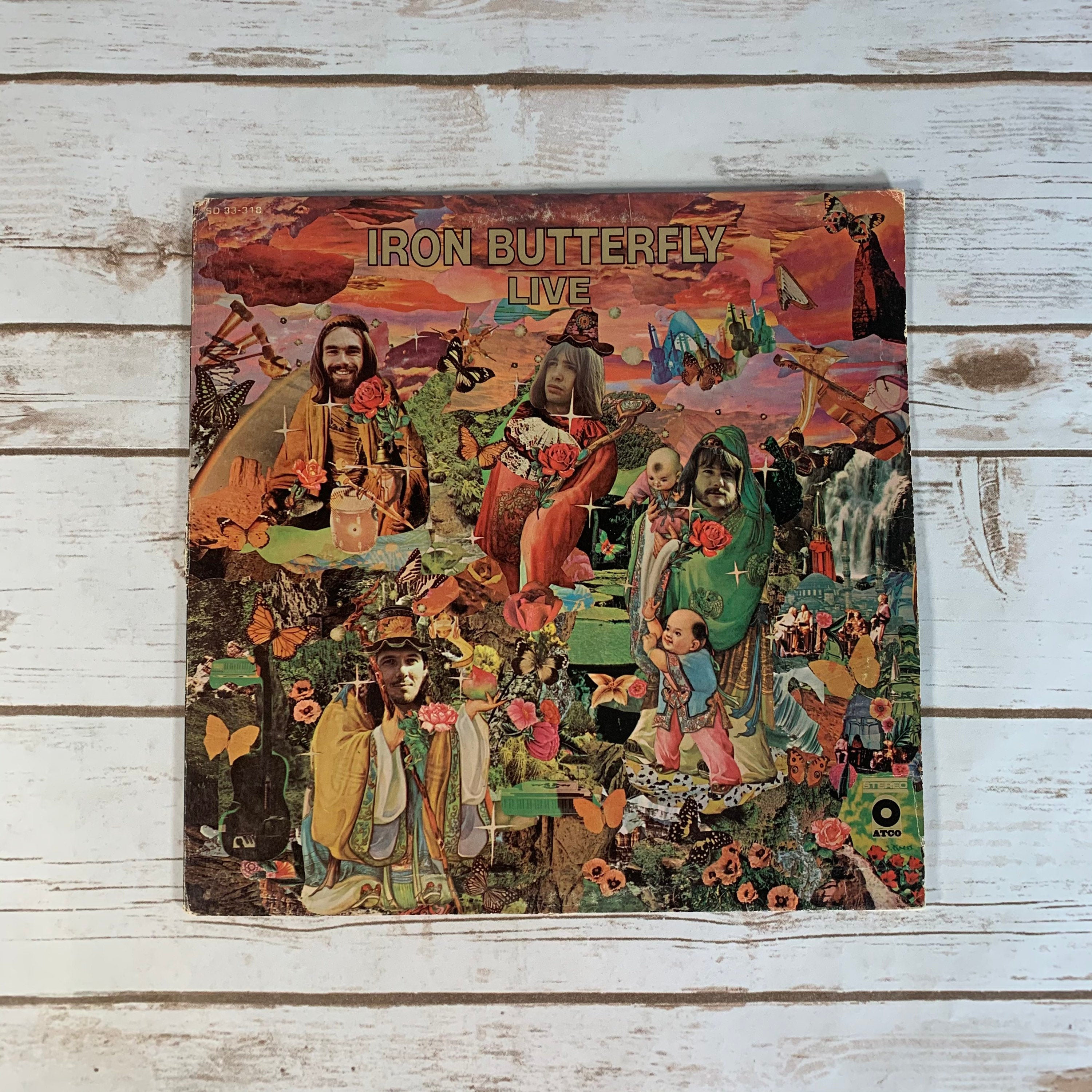 Iron Butterfly Live 1970 vintage vinyl record LP SD 33318 Etsy