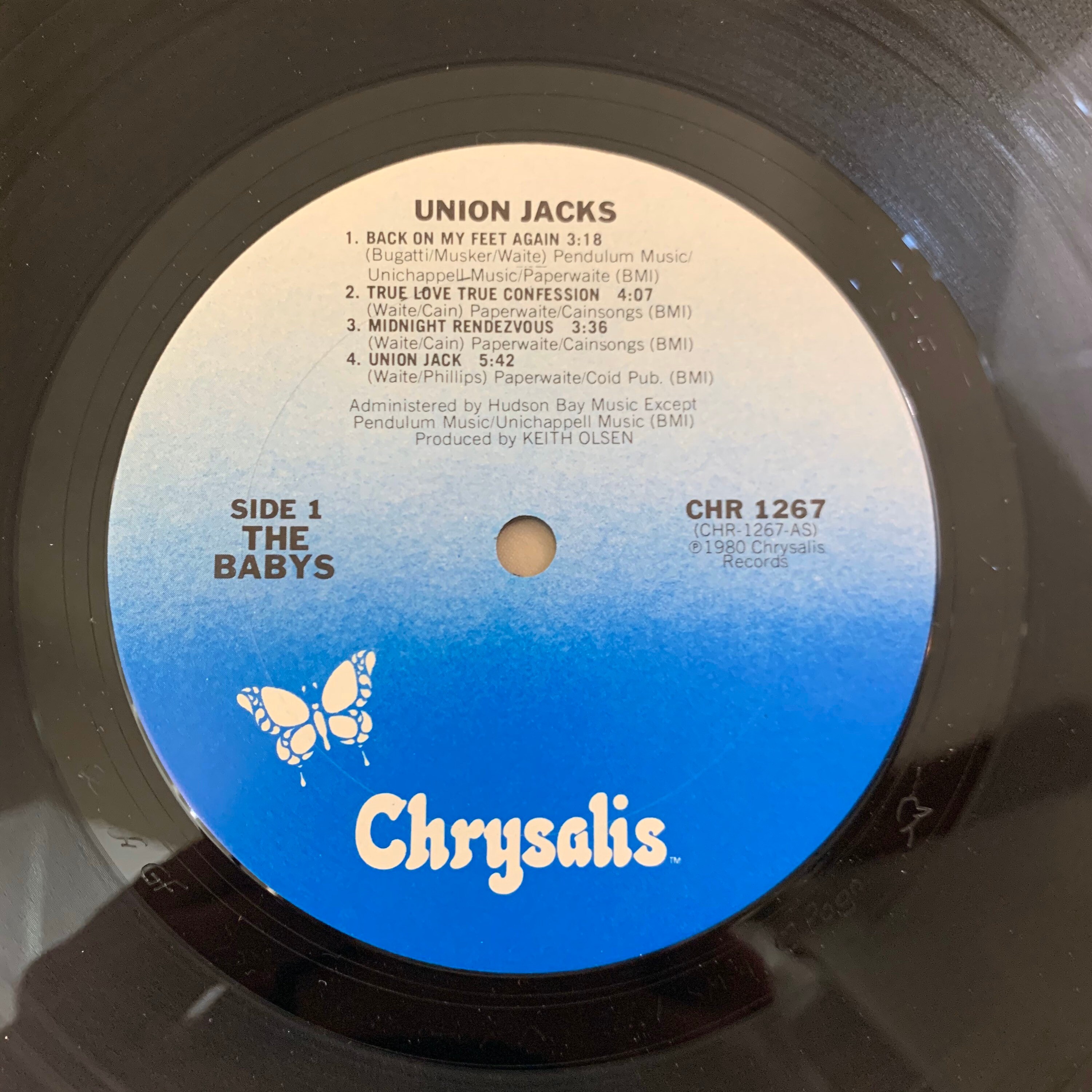 The Babys Union Jack 1979 Vintage Vinyl Record LP CHR Etsy