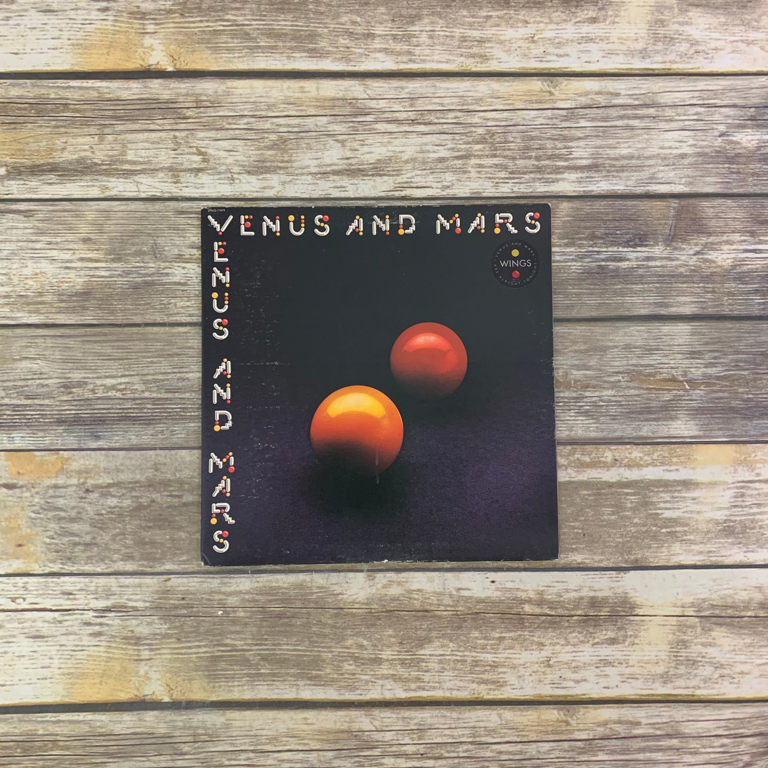 Wings Venus and Mars 1975 Vintage Vinyl Record Lp First Etsy Hong Kong