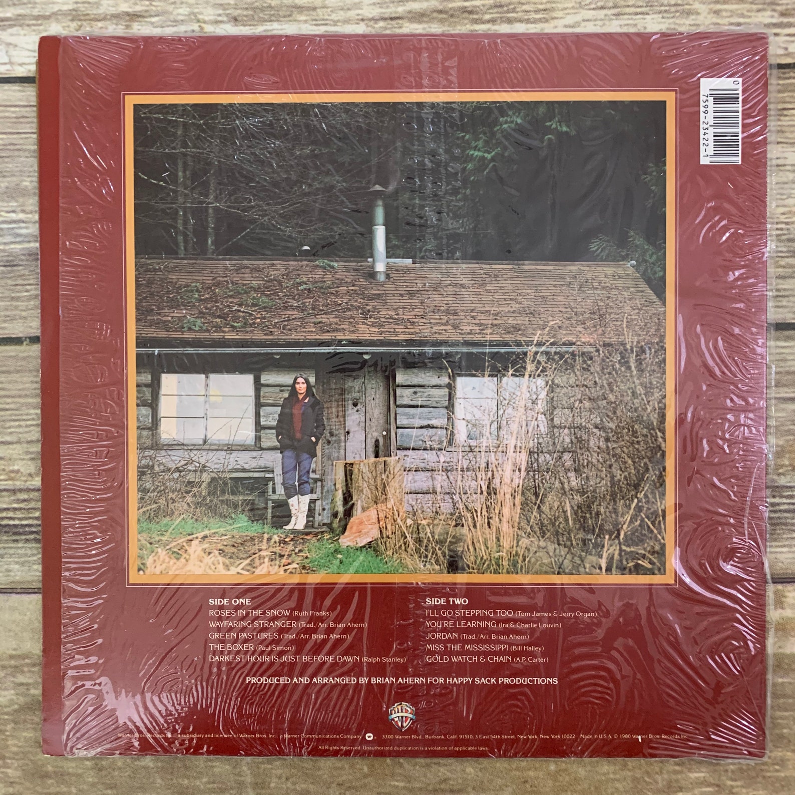 Emmylou Harris Roses in the Snow 1980 Vintage Vinyl Record Etsy