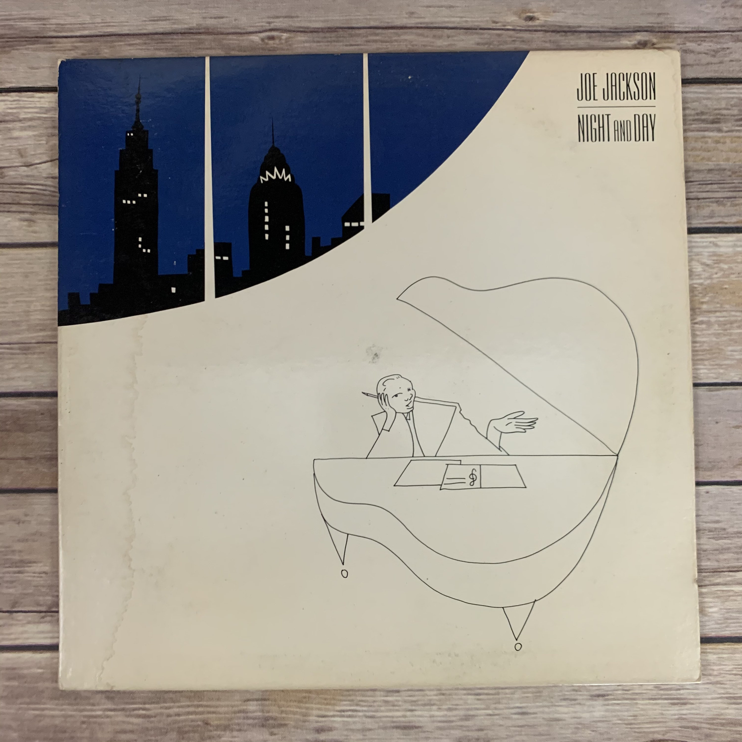 Joe Jackson Night and Day 1982 vintage vinyl record LP Etsy