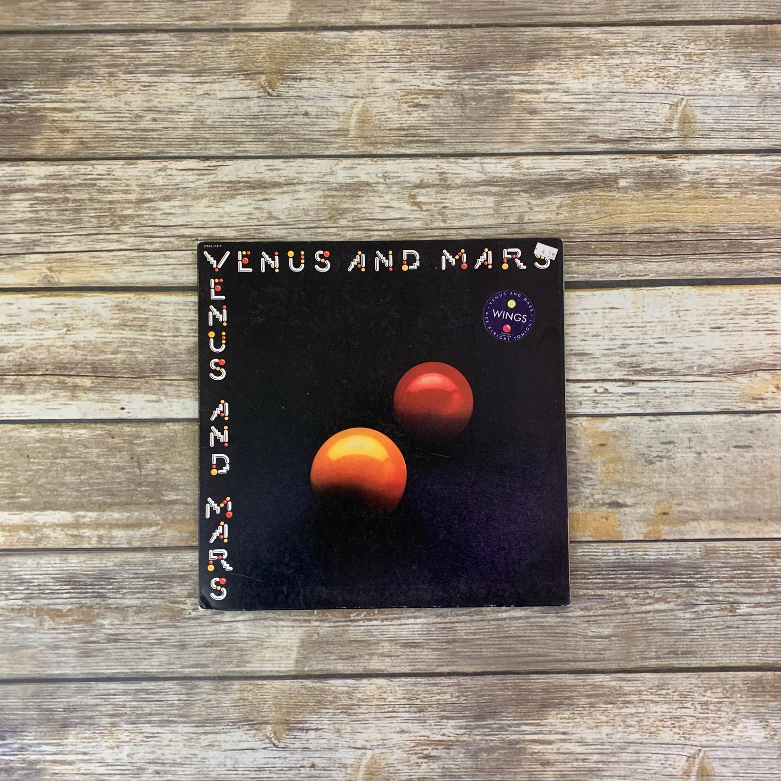 Wings Venus and Mars 1975 vintage vinyl record lp SMAS Etsy