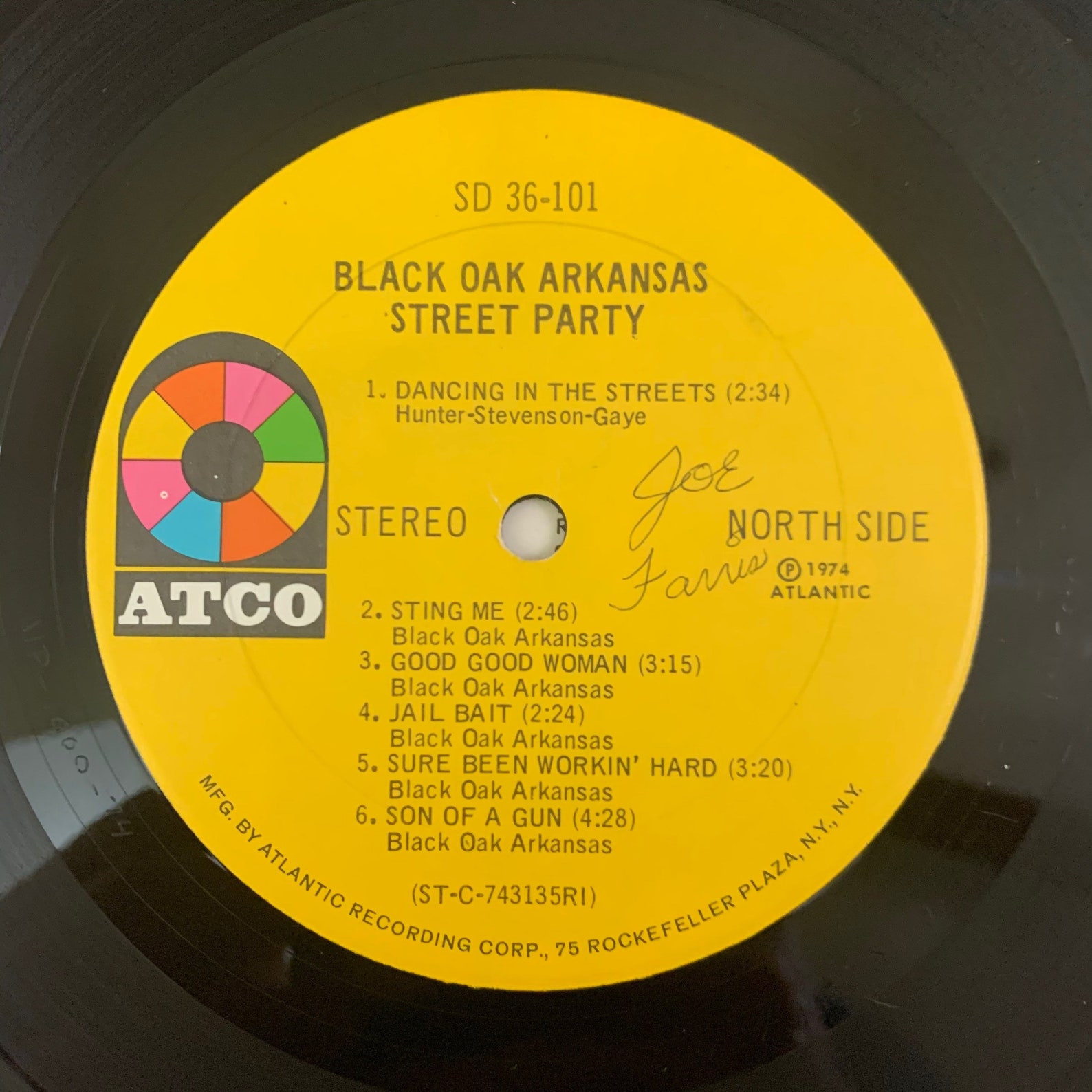 Black Oak Arkansas Street Party 1974 vintage vinyl record Etsy