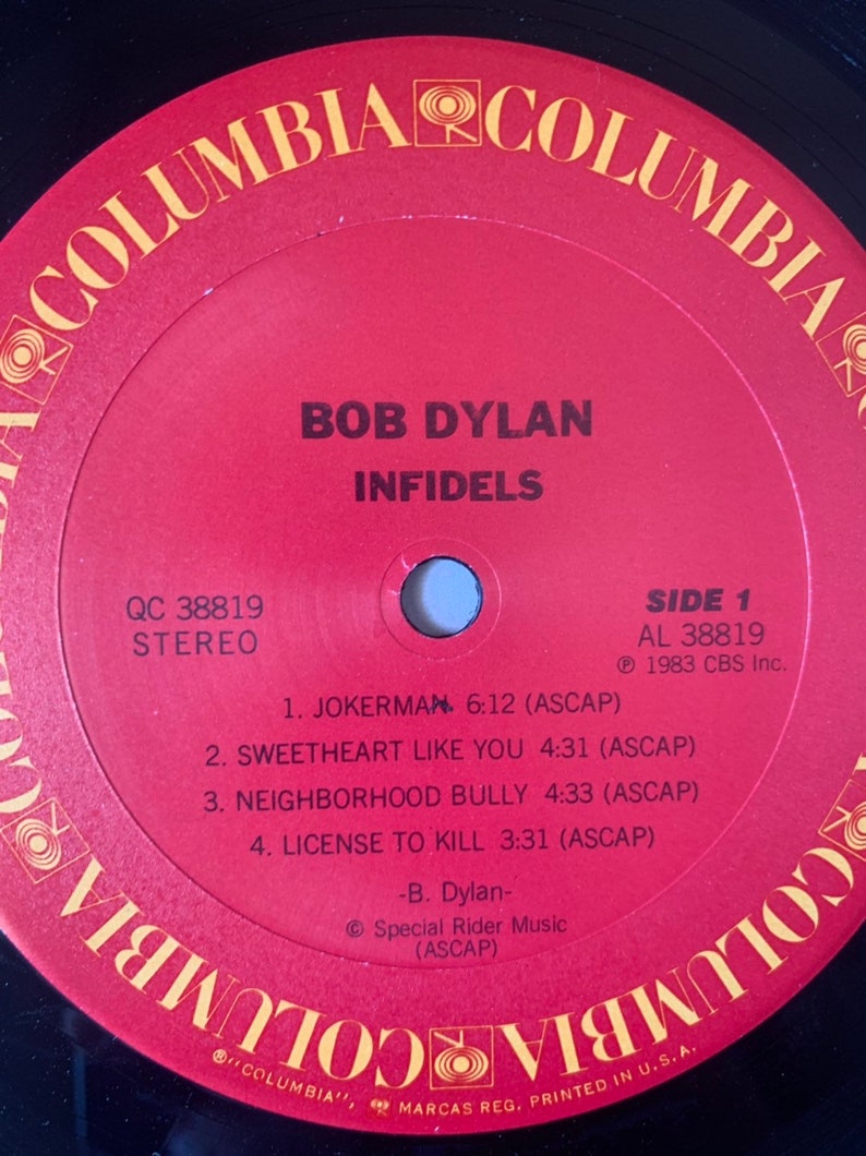 bob dylan the 1983 infidels sessions