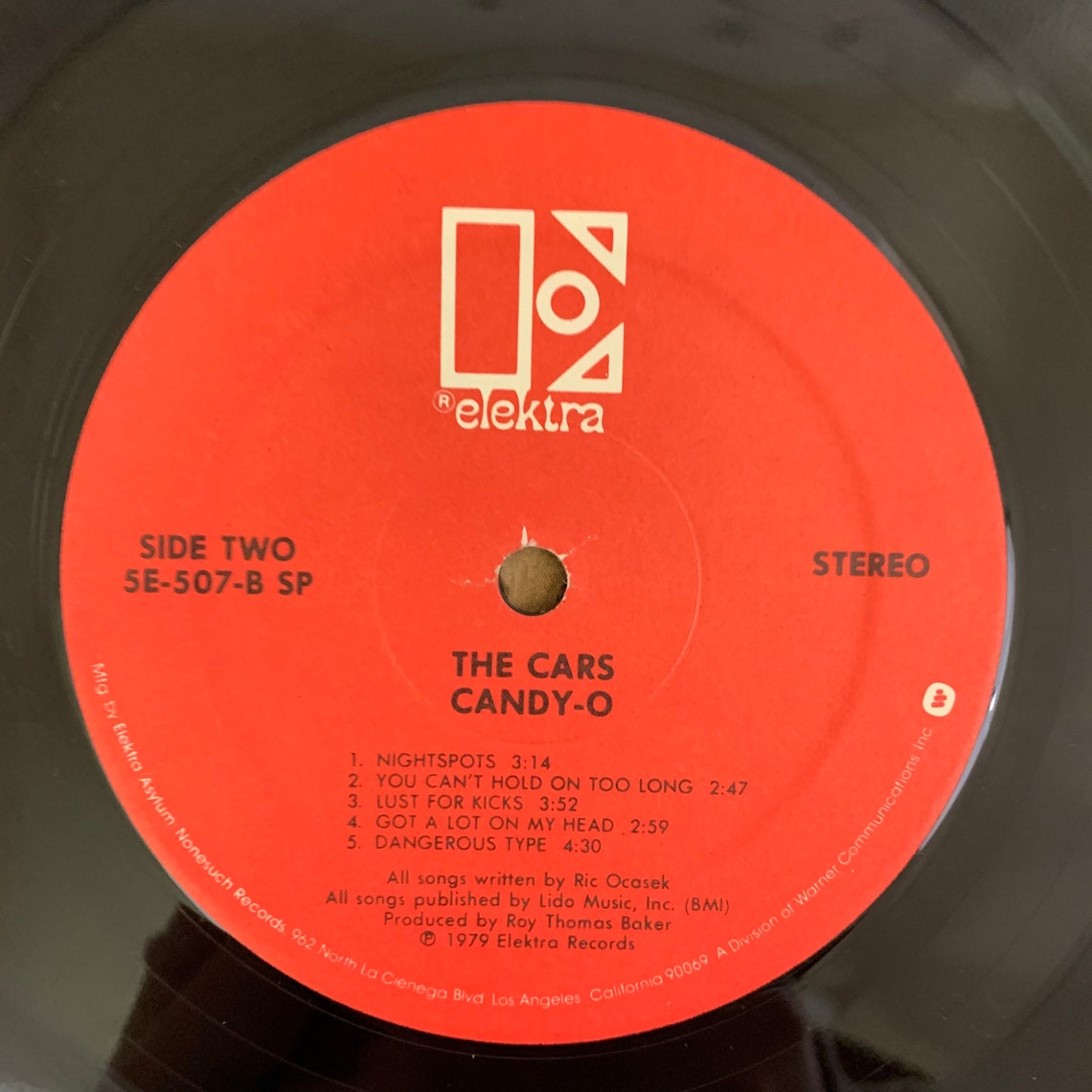 The Cars CandyO 1979 vintage vinyl record LP First Etsy