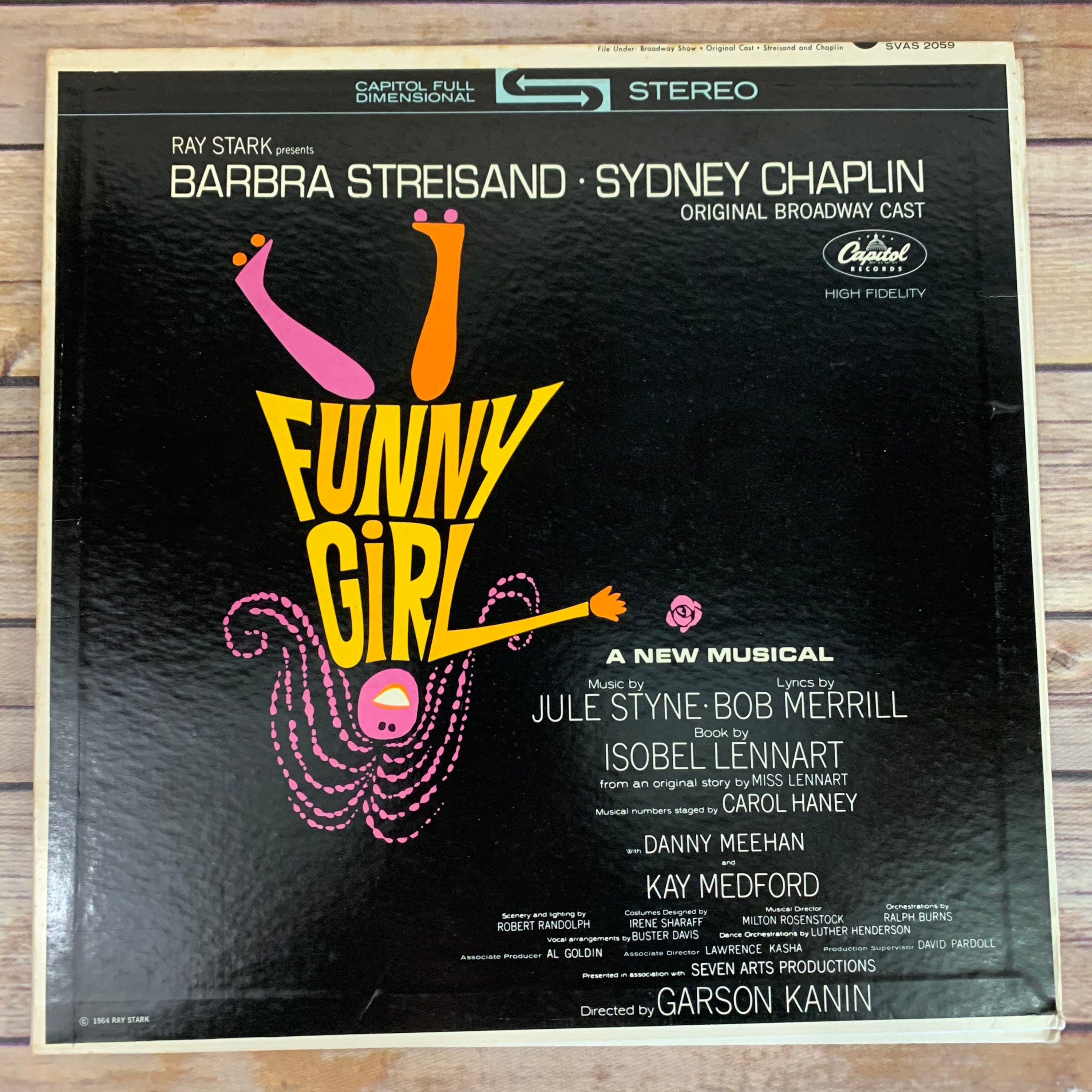 Funny Girl Original Broadway Cast Various Artists 1964 Etsy