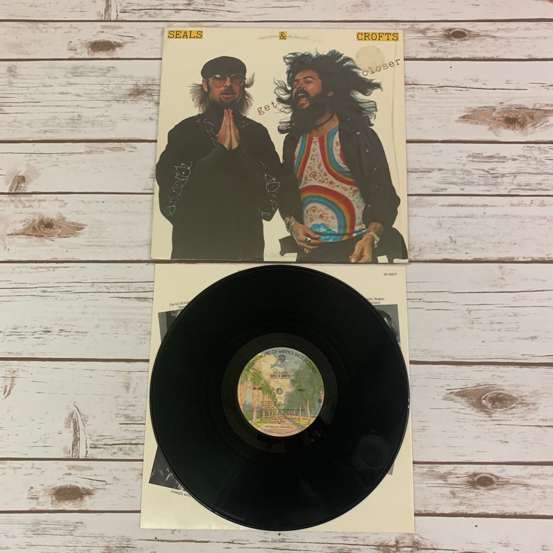 Seals and Crofts Get Closer 1976 Vintage Vinyl Record LP Etsy