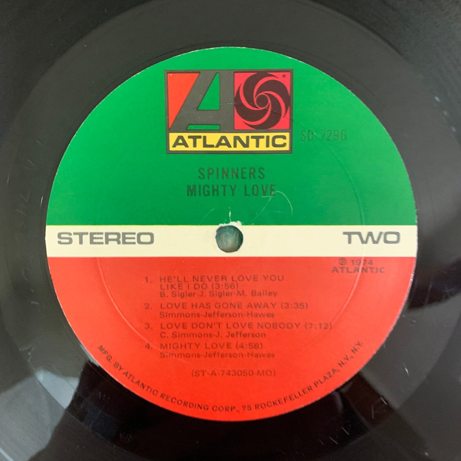 Spinners Mighty Love 1974 vintage vinyl record LP First Etsy