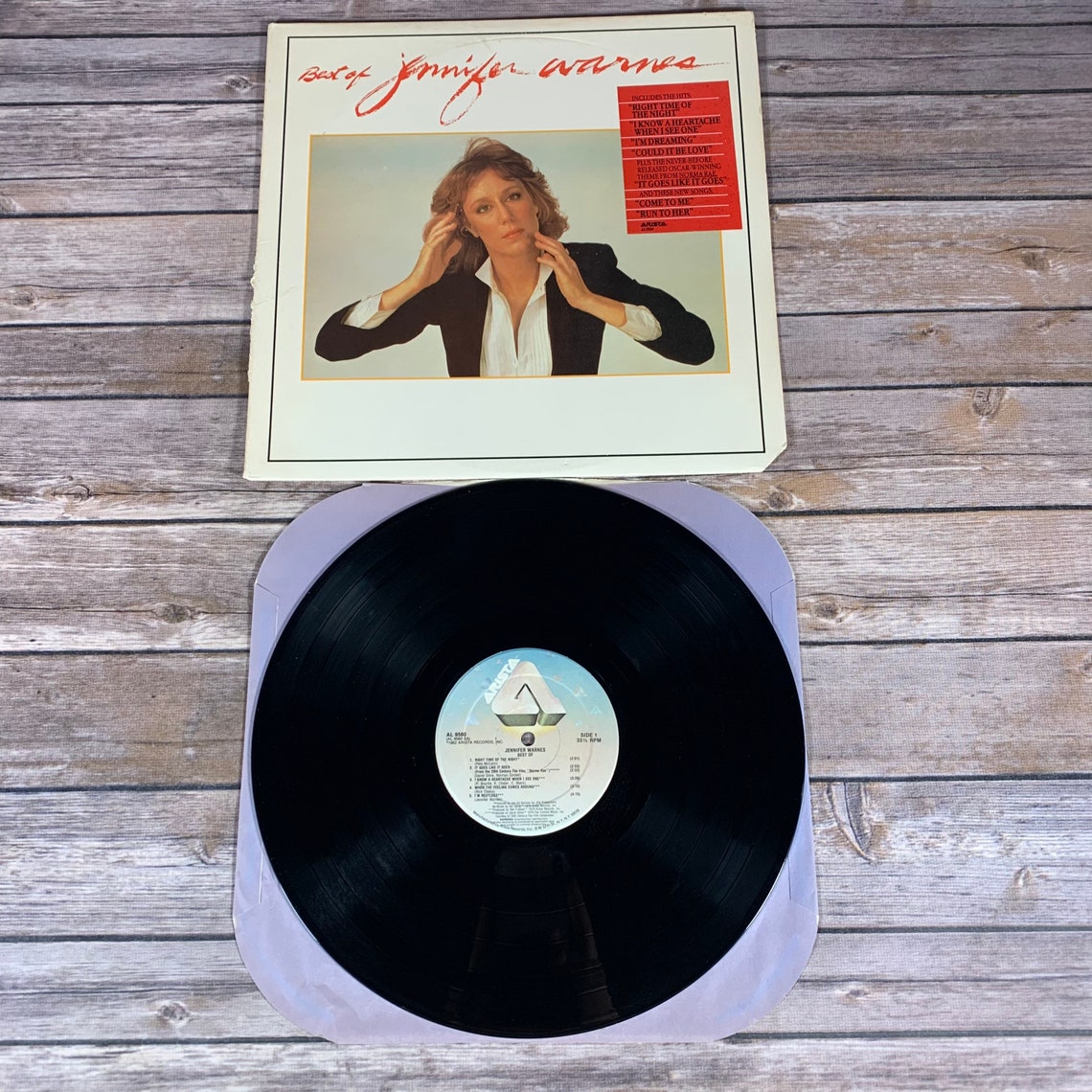 Jennifer Warnes Best of Jennifer Warnes 1982 Vintage Vinyl Etsy