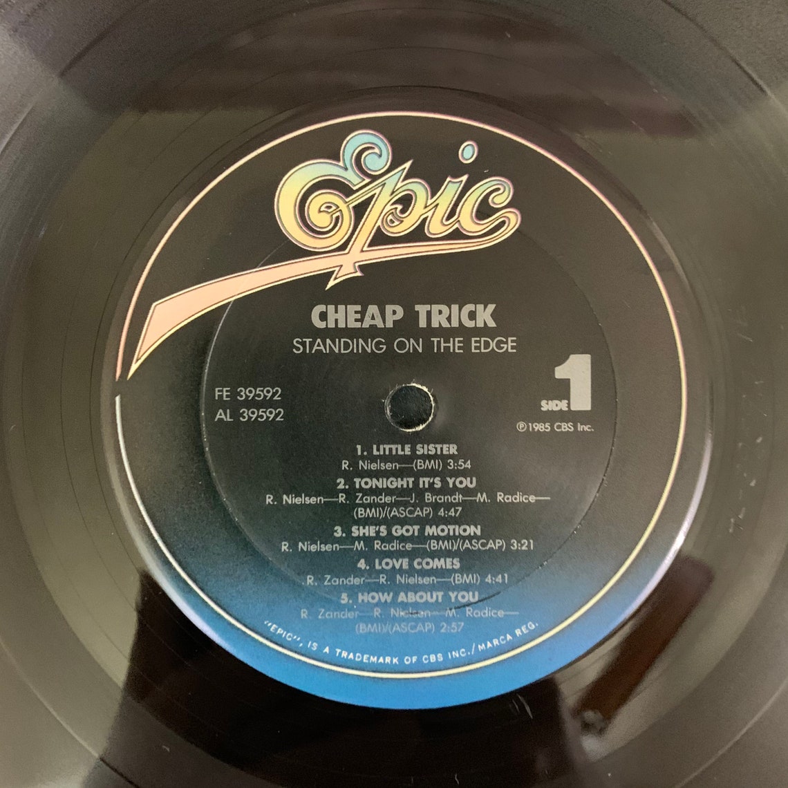 Cheap Trick Standing On The Edge 1985 vintage vinyl record | Etsy