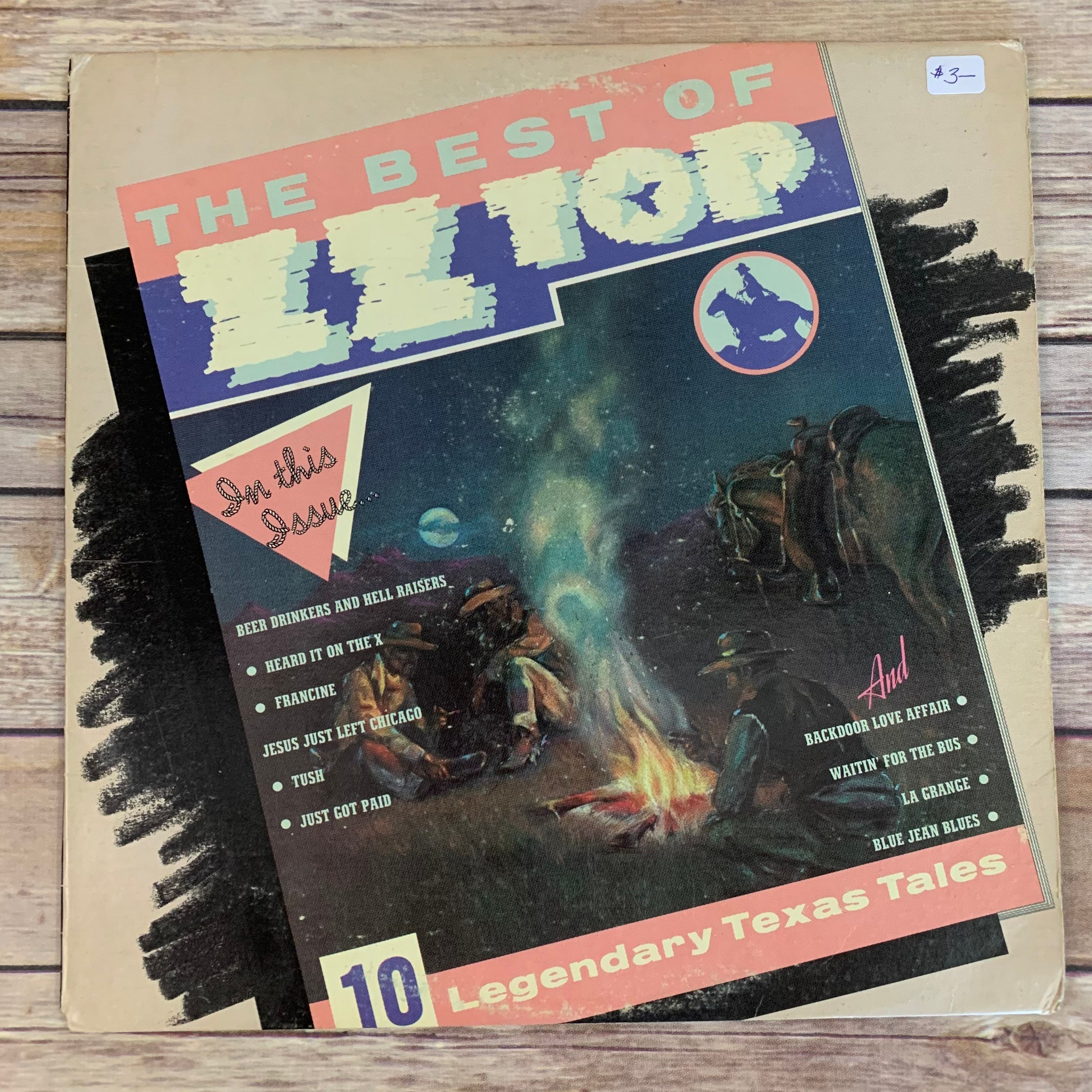 ZZ Top The Best of ZZ Top 1977 vintage vinyl record Lp Etsy