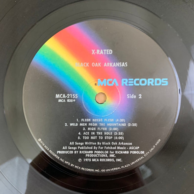 Xrated black oak Arkansas vintage vinyl record lp 1975 Etsy