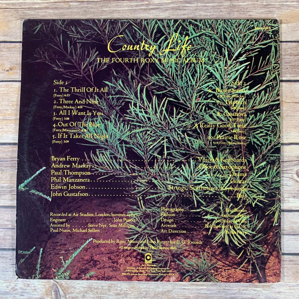 Roxy Music Country Life 1974 vintage vinyl record LP Etsy Roxy Music Country Life 1974 vintage vinyl record LP Etsy
