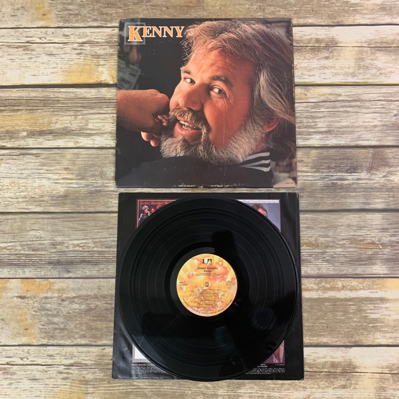 Kenny Rogers Kenny 1979 Vintage Vinyl Record LP LWAK-979 | Etsy