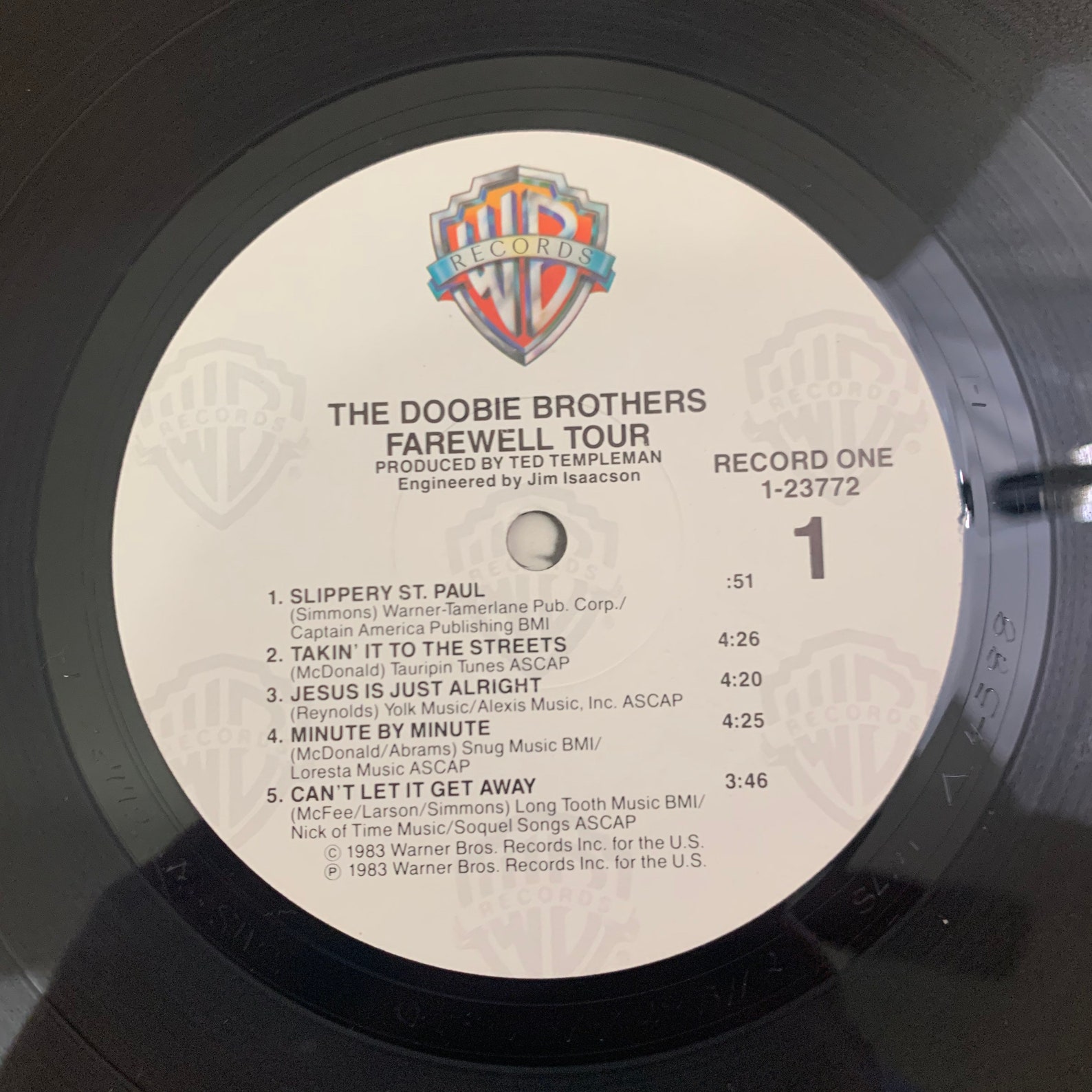 The Doobie Brothers Farewell Tour 1983 Vintage Vinyl Record Etsy