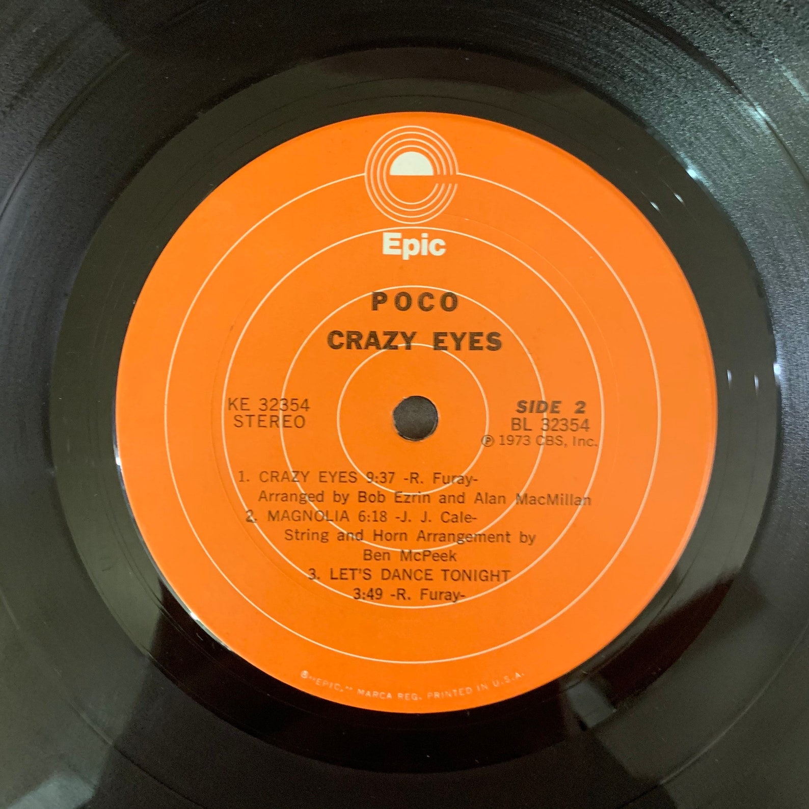 Poco Crazy Eyes 1973 vintage vinyl record LP First Etsy