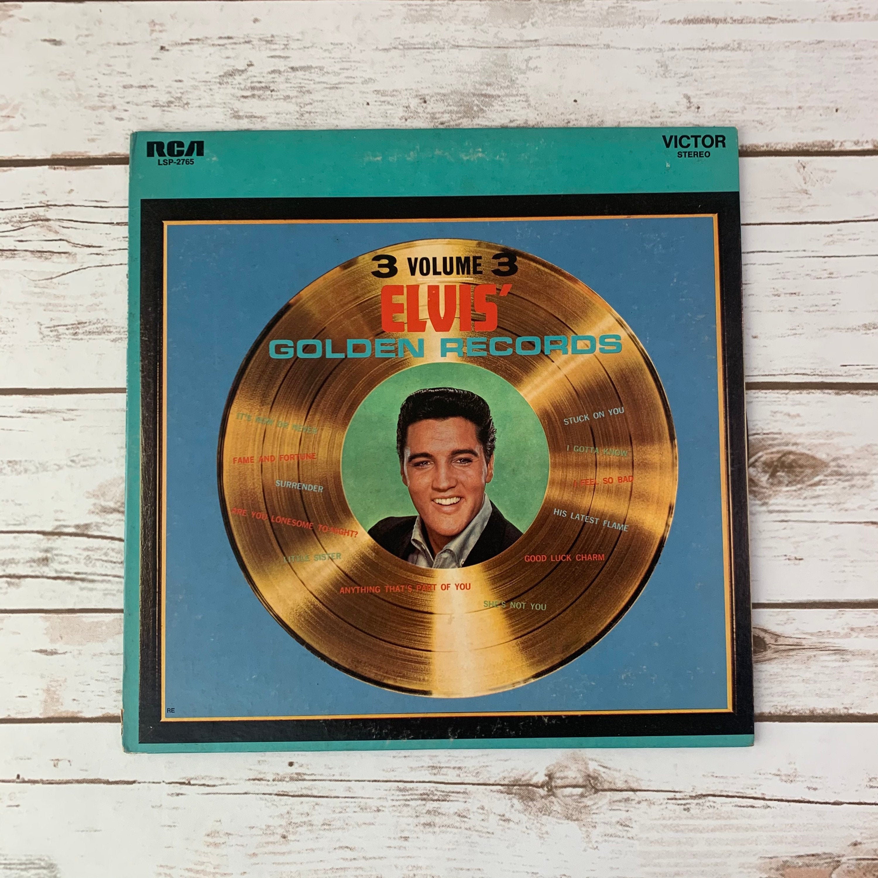 Elvis Presley Golden Records Volume 3 Vintage Vinyl Record Etsy Elvis Presley Golden Records Volume 3 Vintage Vinyl Record Etsy