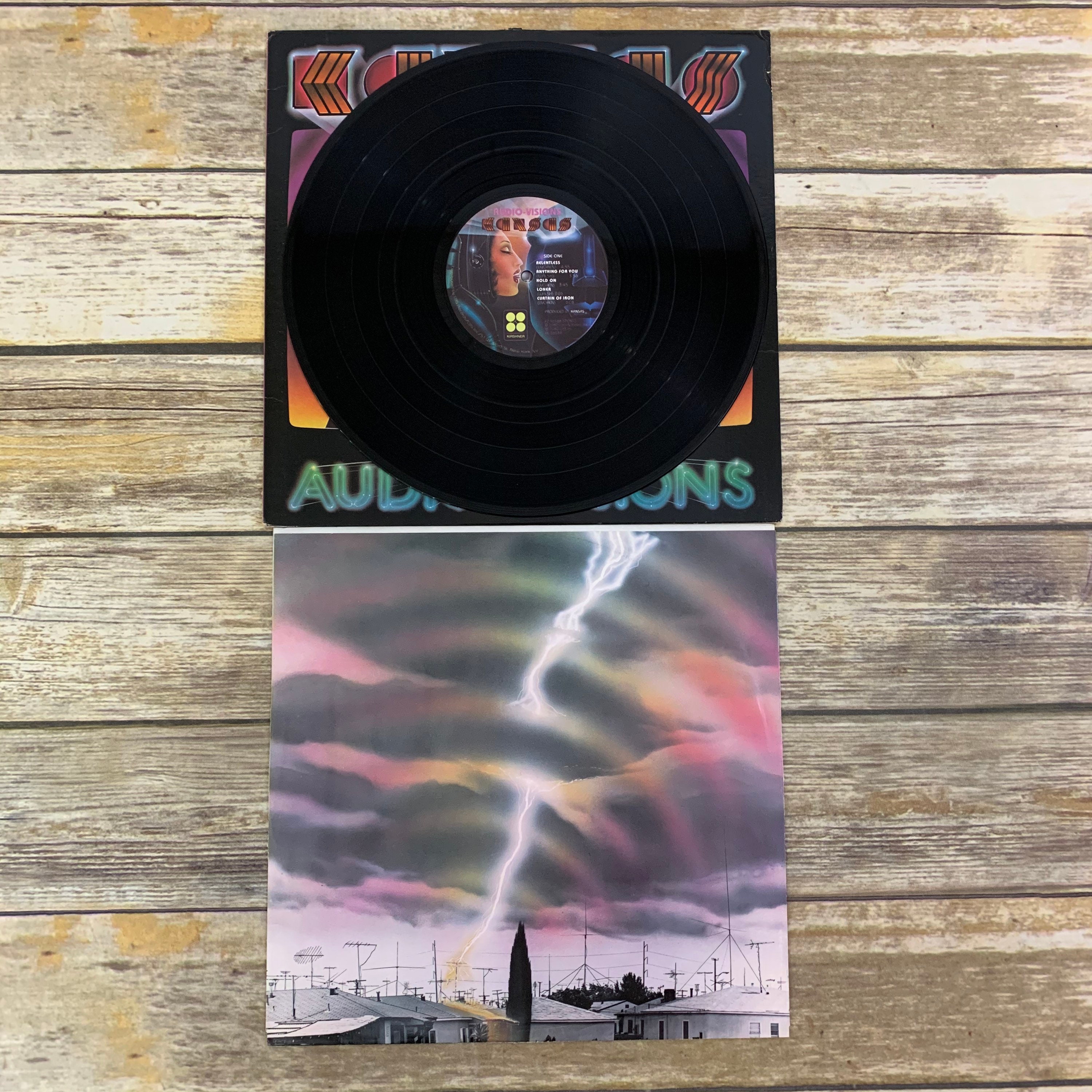Kansas audiovisions vintage vinyl record lp 1980 Etsy